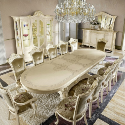 Dining room set dining group wood table tables complete set dining table 12 chairs 13-piece