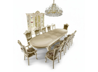 Table luxury dining table Italian design furniture furnishing tables solid wood