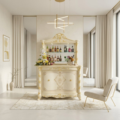 Bartisch Standing Table Counter Bar Home Bar Antique Style Baroque Bar Counter Bar Counter