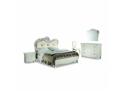 Complete set bed, nightstand, dresser new design bedroom 5-piece bedroom