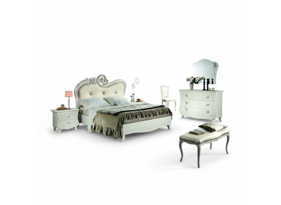 Design Furniture Classic Luxury Beds New Bed 2x Nightstands Bedroom Set 3-Piece