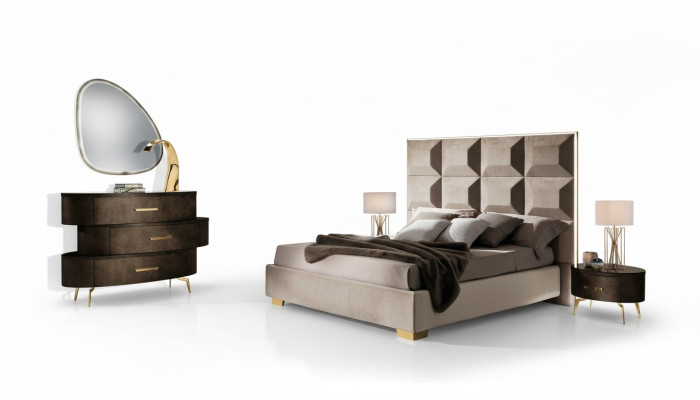 Bed Set Design Classic Beds Nightstand Dresser 4-piece Bedroom