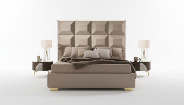 Design modern luxury bedroom nightstand beds bed 3-piece bedroom set