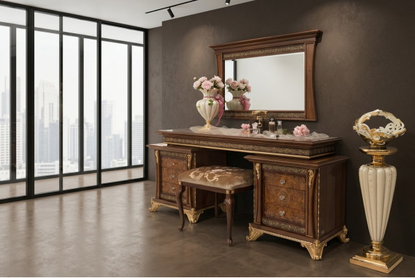 Dressing table Baroque antique style vanity table tables console table