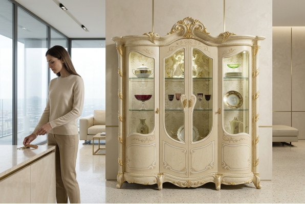 Cabinet Showcase Dining Room Sideboard Wood Cabinets Furniture Living Room Sideboard Glass