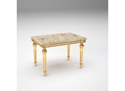 Side table bedroom side table classic design furniture wood gold new