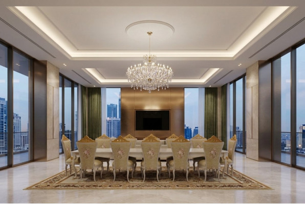 Dining room suite complete set table 10x chair design luxury furniture tables new