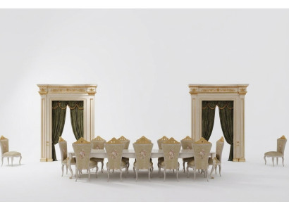 Dining room suite complete set table 10x chair design luxury furniture tables new