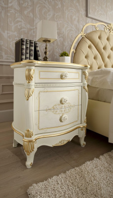 Nightstand Furniture Solid New Italian Console Design Side Tables