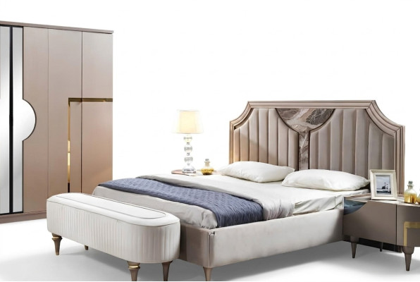 Bed frame double wood bed frames bedroom white luxury bed modern beds