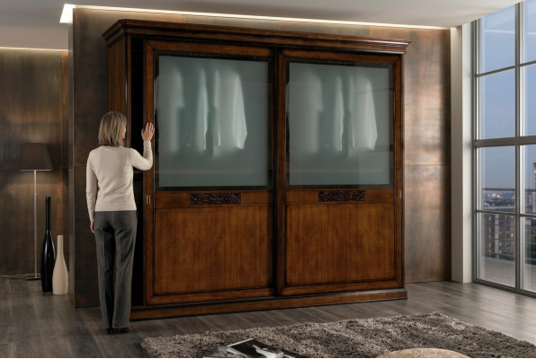 Wardrobe Wooden Cabinet Closet Solid Bedroom Furniture Wood Real Wood New