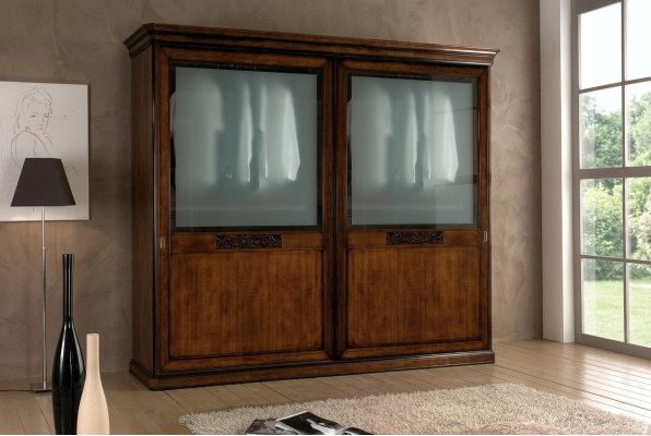 Wardrobe Wooden Cabinet Closet Solid Bedroom Furniture Wood Real Wood New