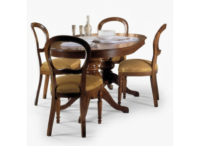 Table wooden table baroque rococo dining room royal dining table classic table