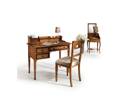Wooden table chair tables 2-piece real wood office desk armchair table
