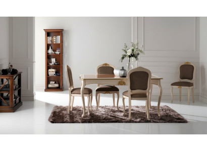 Table Genuine Wood Classic Baroque Antique Style Dining Table Genuine Wood