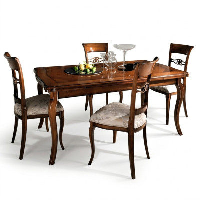 Dining room 6x chairs wood luxury armchair chair brown chairs living room furniture