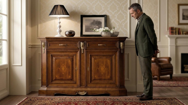 Luxury bedroom dresser wood design sideboard side new dresser cabinet shelf