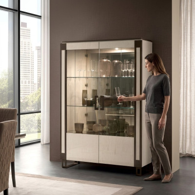 Showcase 2-door cabinet display cabinet living room cabinets design cabinet furniture glass new