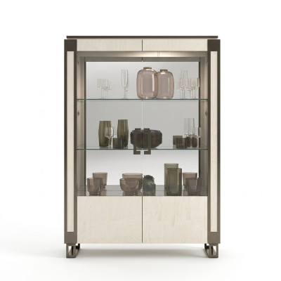 Showcase 2-door cabinet display cabinet living room cabinets design cabinet furniture glass new