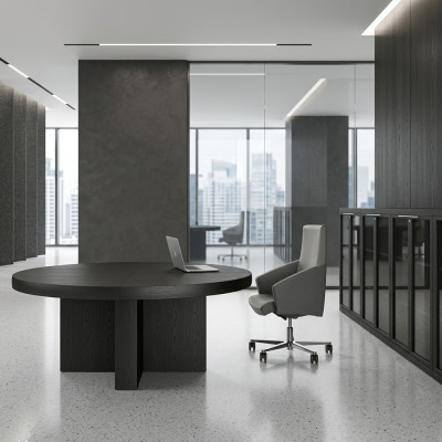 Office table, meeting table, conference table, work table, table, round table, Italy