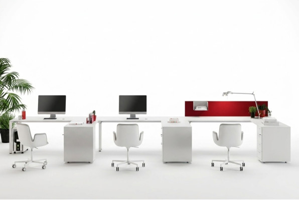 Corner desk computer table office study furniture computer furniture 3-piece set