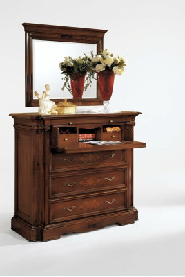 Sideboard buffet wood dresser with 4 drawers drawer cabinet cupboard new