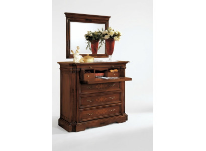Sideboard buffet wood dresser with 4 drawers drawer cabinet cupboard new