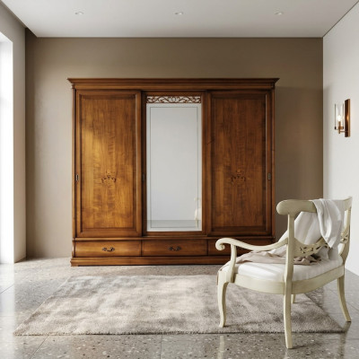 Wardrobe design wardrobes mirror furniture living Vaccari cav giovanni