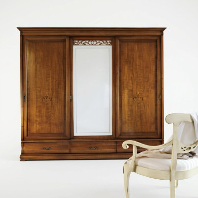 Wardrobe design wardrobes mirror furniture living Vaccari cav giovanni