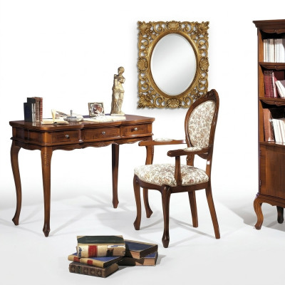 Desk Secretary Desks Italian Furniture Table Chair Set Office 2-piece