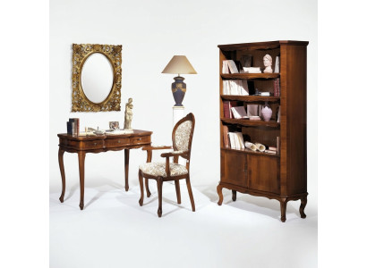 Set table with mirror tables armchair chair set retro-style cabinet furniture 3-piece