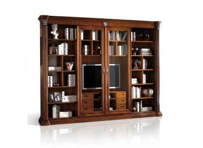 Cabinet display case wood living room furniture TV wall unit design living room display cases