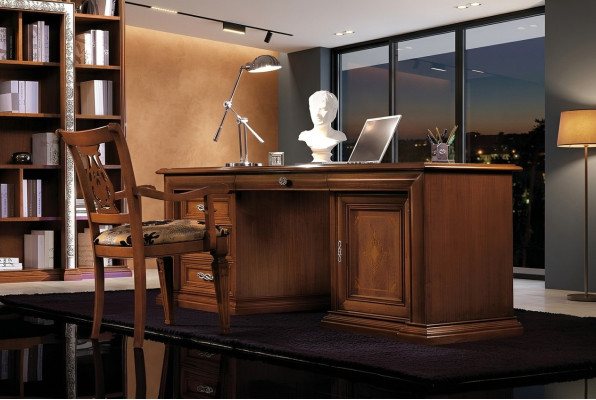 Designer desk table furniture office desks solid wood tables Italy