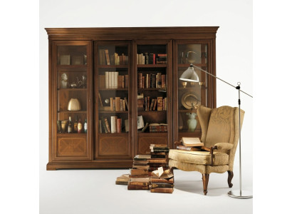Office shelf cupboard drawers office cabinet glass doors furniture design solid wood