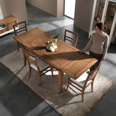 Solid Wood Dining Table Design Modern Dining Room Sliding Table New