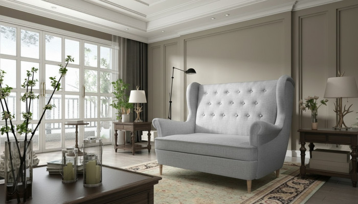 Sofa 2-seater sofa seat couch upholstery set couches modern new two-seater