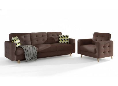 Chesterfield Couch Upholstery 3+1 Seater Upholstered Sofa Set Couches Sofas