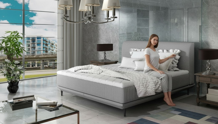 Designer upholstered bed bed beds double bed decor marital bed designer bed NEW