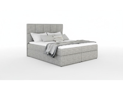 Designer upholstered bed, bed, beds, double bed, marital bed, designer bed, box spring.