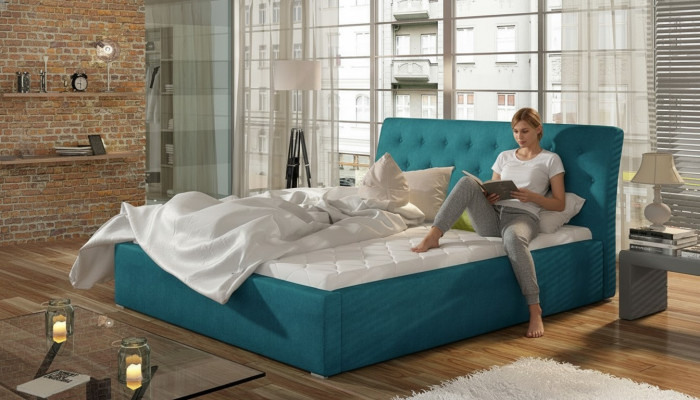 Upholstered bed beds bed hotel upholstery designer double decor luxury design