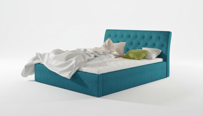 Upholstered bed beds bed hotel upholstery designer double decor luxury design
