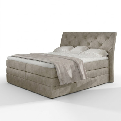 Luxury bedroom bed upholstery Chesterfield box spring luxury double hotel