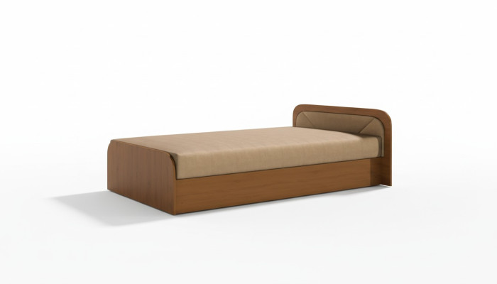 Children's room upholstered bed bed beds wood sleep sofa mattress 80x190cm new
