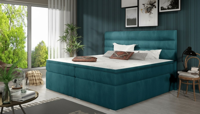 Luxury bedroom bed upholstery decor design luxury double hotel beds