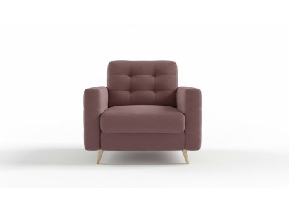 Armchair Designer Chair Upholstered Relax Fabric Textile Lounge New Television 1-Seater