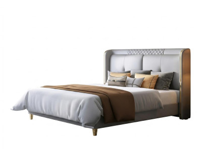 Luxury bedroom bed upholstery design double hotel marital luxury beds