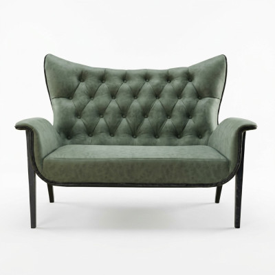 Chesterfield Sofa 2-Seater Upholstered Designer Couches Suite Sofas Two-Seater