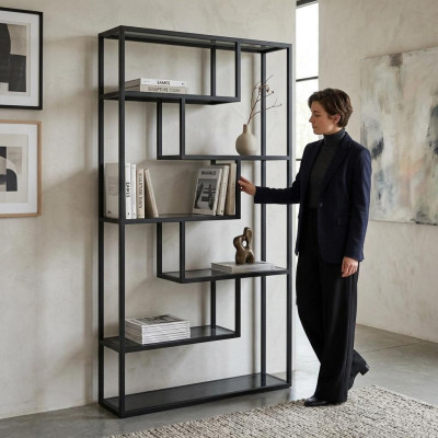 Luxury bookshelf standing shelf file shelf office shelf shelf partition wall