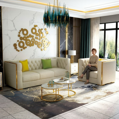 Couch Living Landscape Set Design Modern Sofa Set 321 Sofas New