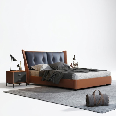Italian designer furniture bed double bedroom 180x200cm new